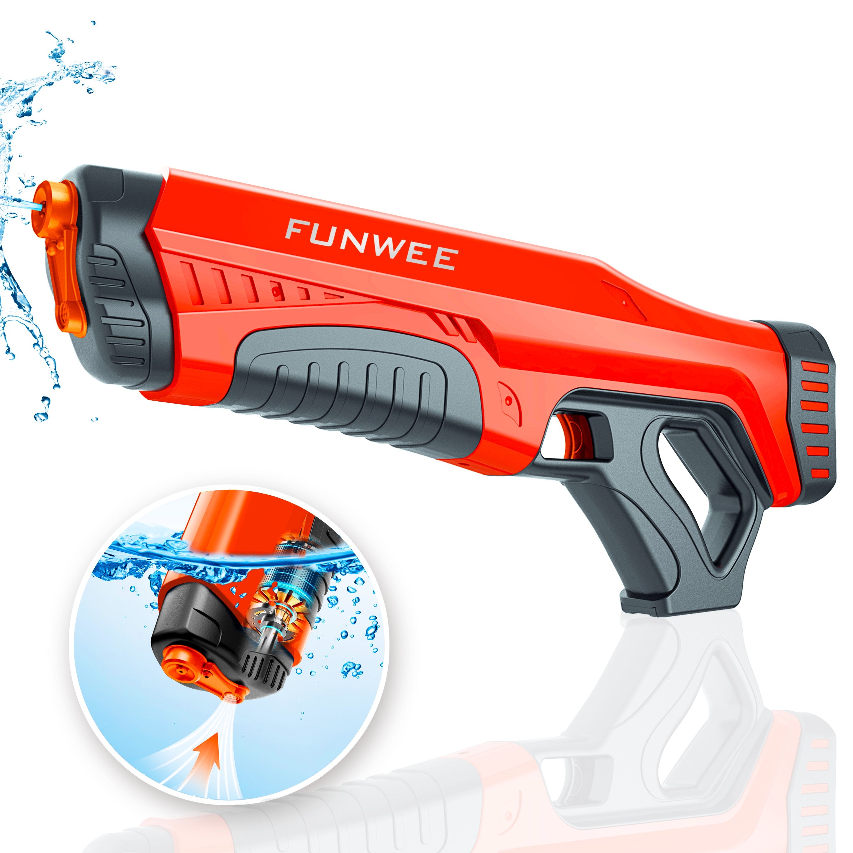 Funwee Automatic Electric Water Guns Red Funwee